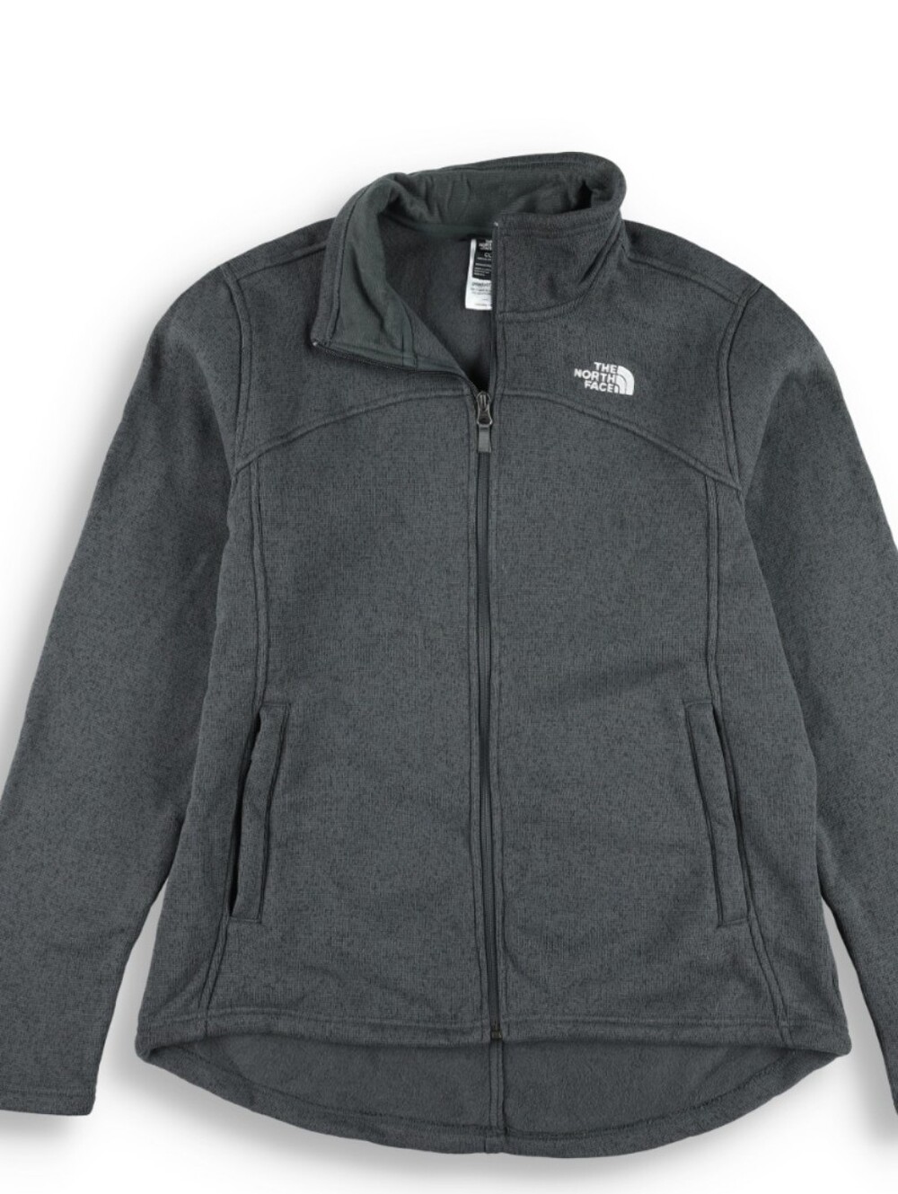 The North Face Gavel Pike Full Zip Fleece Jacket- Heather Grey